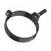 Хомут трубы металлический ТЕХНОНИКОЛЬ ПВХ 125/82, дюбель L=180, черный