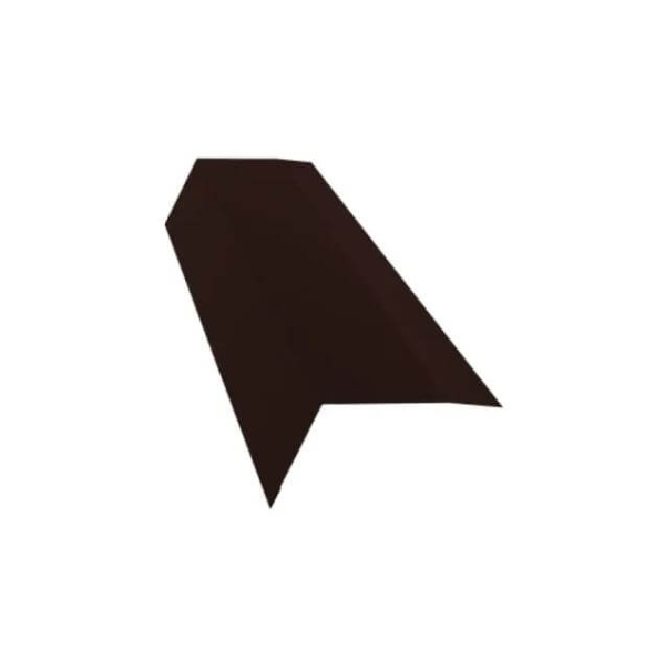 Планка карнизная Grand Line 100х65х2000х0,45 мм PE с пленкой RAL 8017