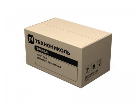 Мастика битумно-резиновая ТЕХНОНИКОЛЬ МБР-65, 14 кг