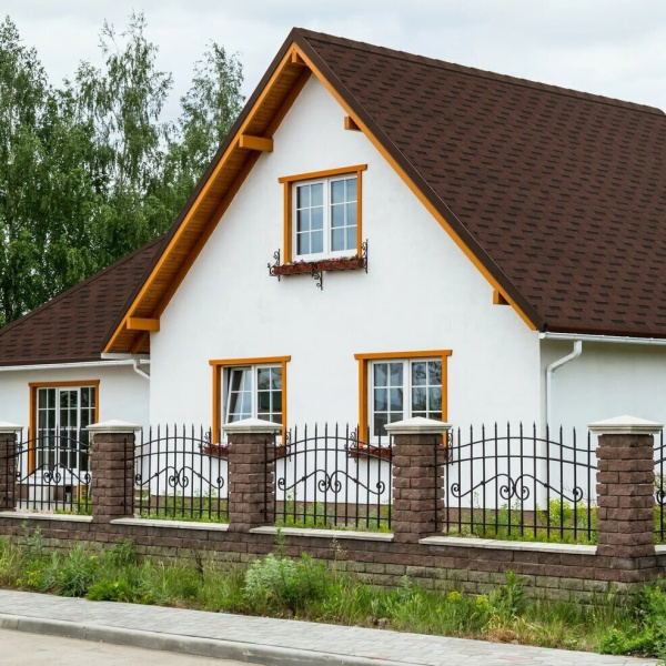 Многослойная черепица ТЕХНОНИКОЛЬ SHINGLAS Фазенда коричневый