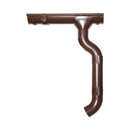 Хомут трубы GRAND LINE 125/90 RAL 8017 на дерево