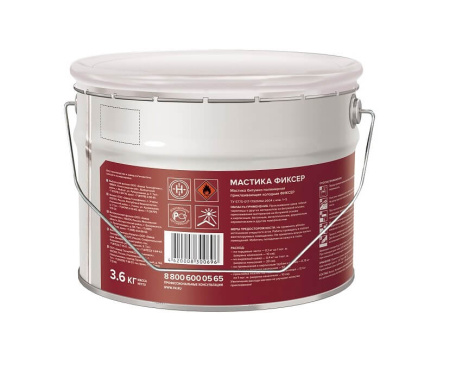 Мастика для гибкой черепицы ТЕХНОНИКОЛЬ № 23 Фиксер, 3,6 кг