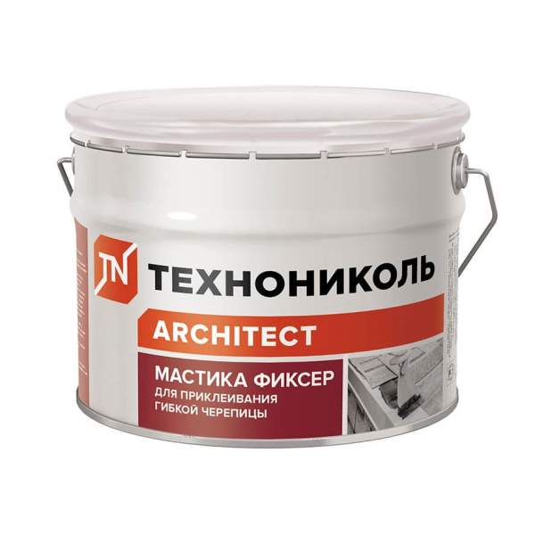 Мастика для гибкой черепицы ТЕХНОНИКОЛЬ № 23 Фиксер, 12 кг